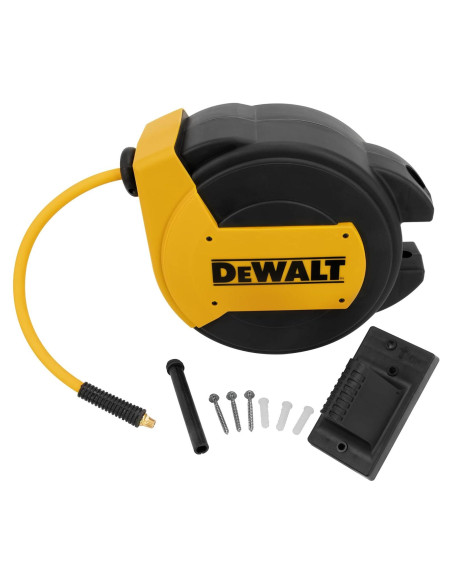 Carrete de Manguera de Aire DEWALT 3/8" x 15.24 m Automático 300 PSI