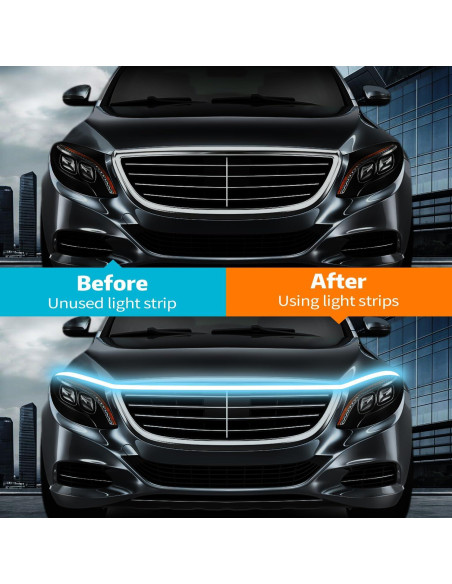 Tira de luz LED Ailinge 177.8 cm blanca impermeable 12V