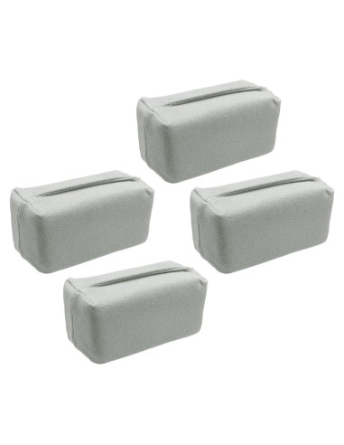 Almohadilla Aplicadora Microfibra Suede LHDOS 4PCS 7.8x4cm