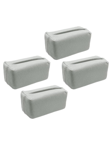 Almohadilla Aplicadora Microfibra Suede LHDOS 4PCS 7.8x4cm