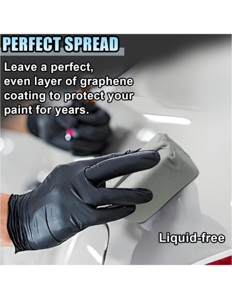 Almohadilla Aplicadora Microfibra Suede LHDOS 4PCS 7.8x4cm