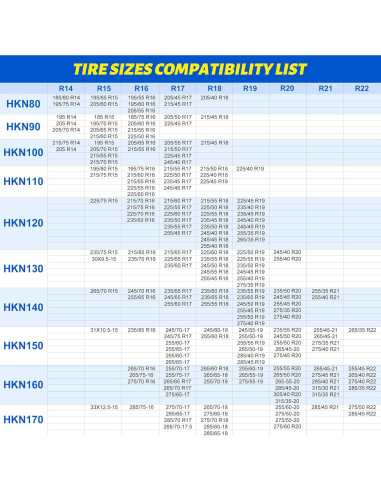 Cadenas de Nieve Automáticas Artizles HKN110 - Juego de 2