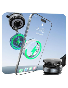 Soporte de Coche Inalámbrico CloudValley 15W Magnético 360