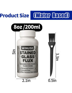 Flux Líquido para Soldadura de Vidrio WINUSD 200ml Multiusos 2