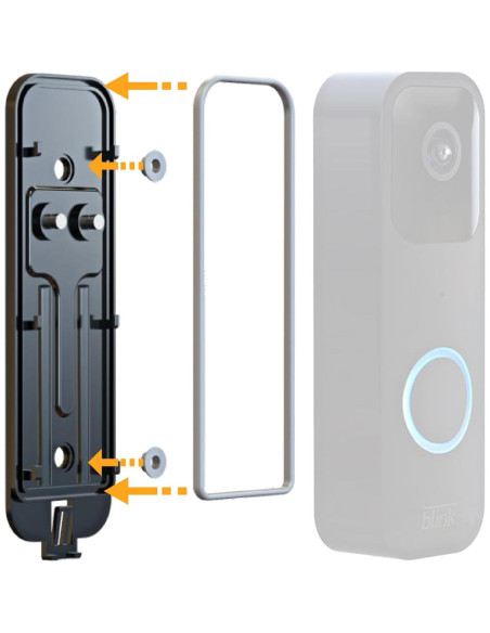 Placa de Respaldo para Timbre Blink - SENLEG, Negro Placa de Respaldo para Timbre Blink - SENLEG, Negro