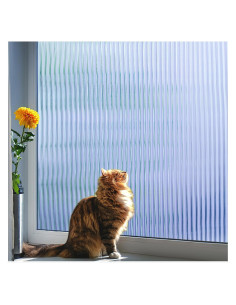 Película de Privacidad Coavas 3D para Ventanas 44.5x199.9 cm Azul