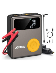 Arrancador de Coche AstroAI 1750A con Compresor 150PSI