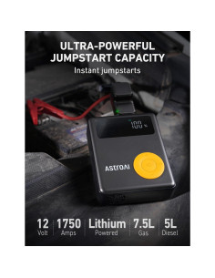 Arrancador de Coche AstroAI 1750A con Compresor 150PSI 2