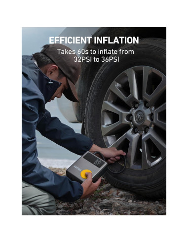 Arrancador de Coche AstroAI 1750A con Compresor 150PSI