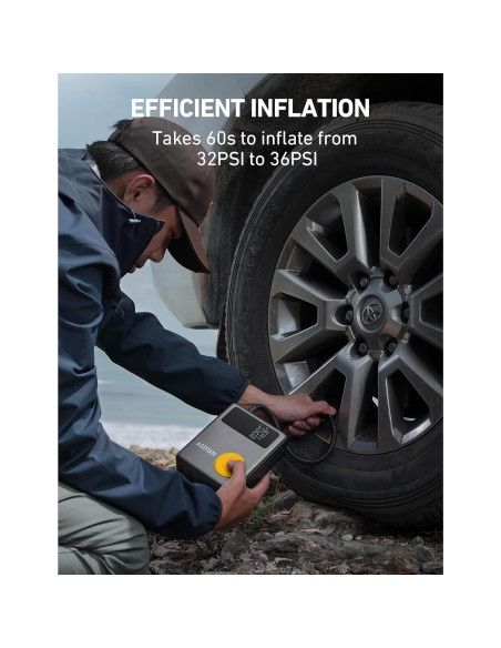 Arrancador de Coche AstroAI 1750A con Compresor 150PSI