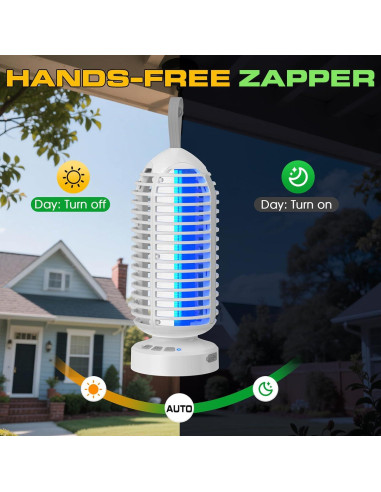 Zapper de Insectos Zwiran 4000mAh Recargable Impermeable