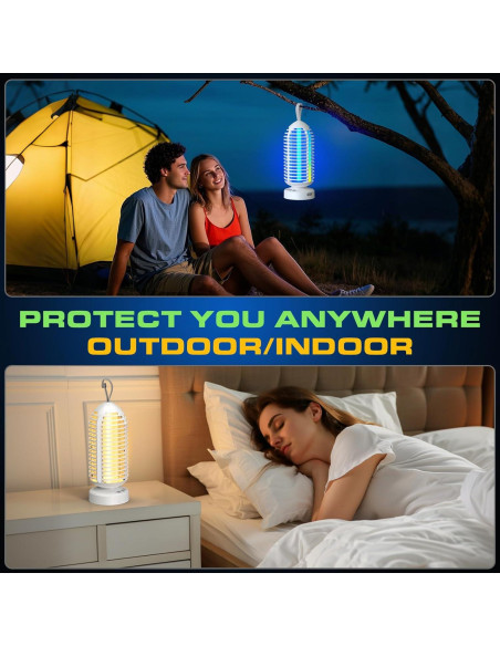 Zapper de Insectos Zwiran 4000mAh Recargable Impermeable