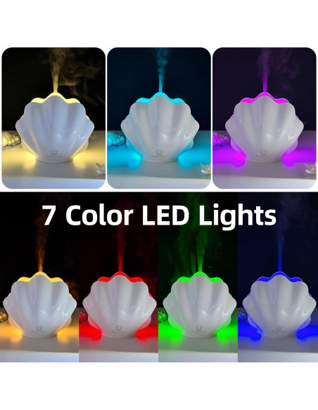 Difusor de Aceite Esencial 260ml Glacier Gift Z8 Negro Difusor de Aceite Esencial 260ml Glacier Gift Z8 Negro