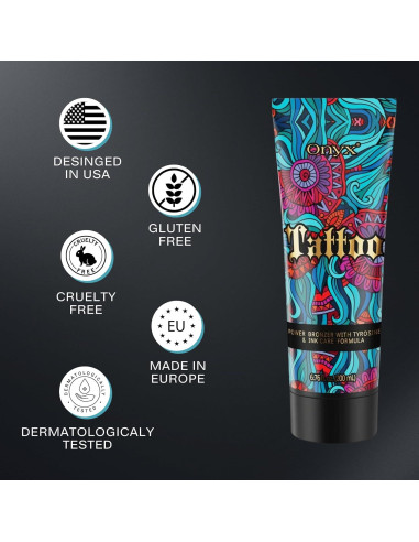 Loción bronceadora Onyx Tattoo 200 ml - Protección tatuajes