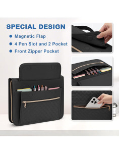 Cubierta Folio Damero Negra para Rocketbook Core y Panda 2