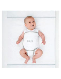 Manta Envueltos Segura NoJo para Cuna - Algodón Blanco