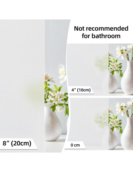 Película de Privacidad para Ventanas Qualsen 30x120cm PVC