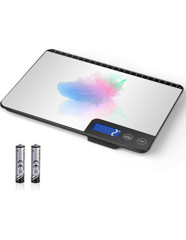 Báscula de Cocina Digital Drcowu K30H 15 kg Pantalla LCD