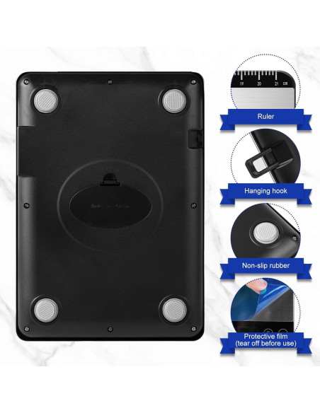 Báscula de Cocina Digital Drcowu K30H 15 kg Pantalla LCD