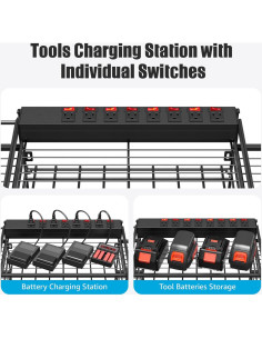 Organizador de Herramientas Eléctricas CCCEI Montaje en Pared 99cm 2