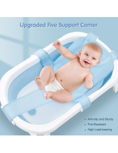 Asiento de Baño para Bebés Colorlife Ajustable Antideslizante 2