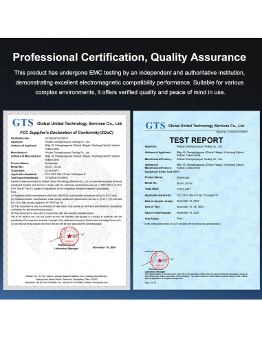 Cámara Endoscópica CTEOUNPT Doble Lente 1920P HD 5m USB