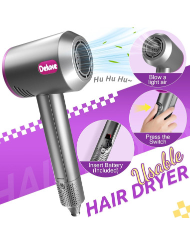 Set de salón de belleza Huayulong con secador y plancha