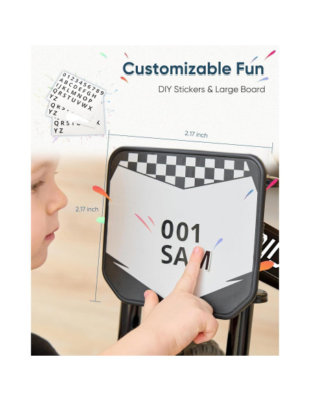 Bicicleta de Equilibrio RIDYEE para Niños 2-5 Años Ajustable