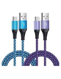 Cable USB Tipo C Carga Rápida 1.83m 2-Pack Kdiemees