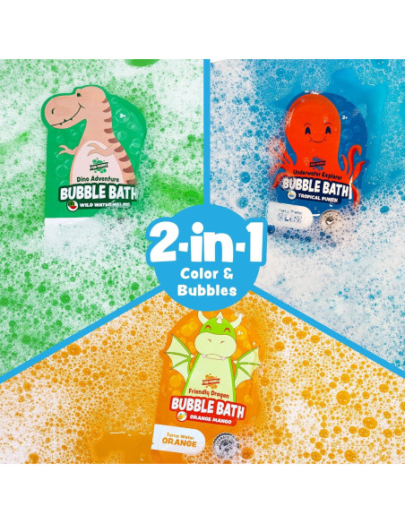 Baño de Burbujas Tub Works para Niños - Paquete de 12