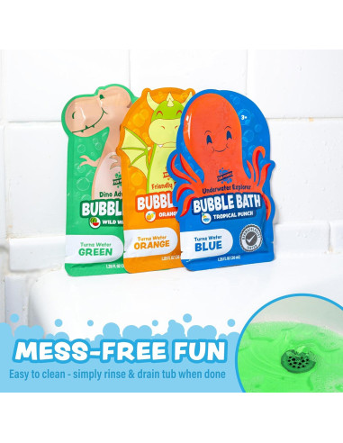 Baño de Burbujas Tub Works para Niños - Paquete de 12