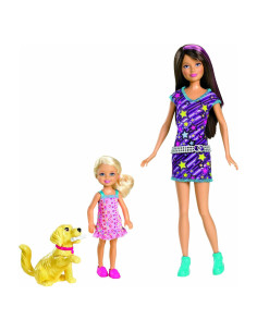 Muñecas Barbie Hermanas Skipper y Chelsea con Taffy