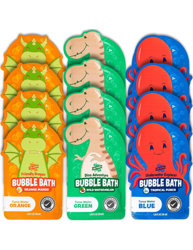 Baño de Burbujas Tub Works para Niños - Paquete de 12