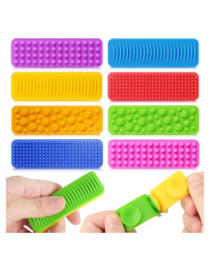 Juguetes Sensoriales Antiestrés LESONG - Paquete de 8 Texturizados