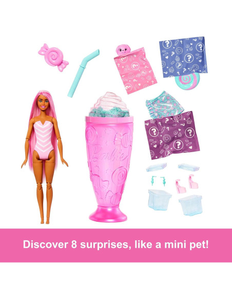 Barbie Pop Reveal Muñeca de Moda Remolino Dulce con Accesorios
