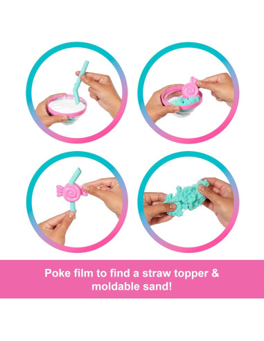 Barbie Pop Reveal Muñeca de Moda Remolino Dulce con Accesorios