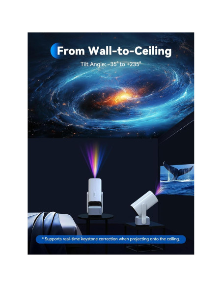 Mini Proyector Portátil SOOMFON SK2 720p WiFi Bluetooth 6W