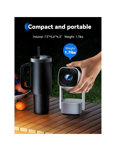 Mini Proyector Portátil SOOMFON SK2 720p WiFi Bluetooth 6W