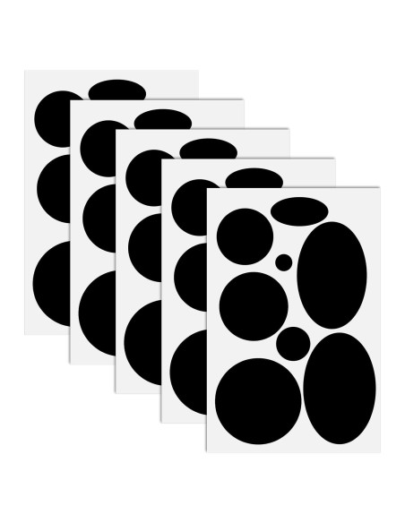 Kit de Parches Reparadores de Nylon Negro Salbsever - 40 Piezas