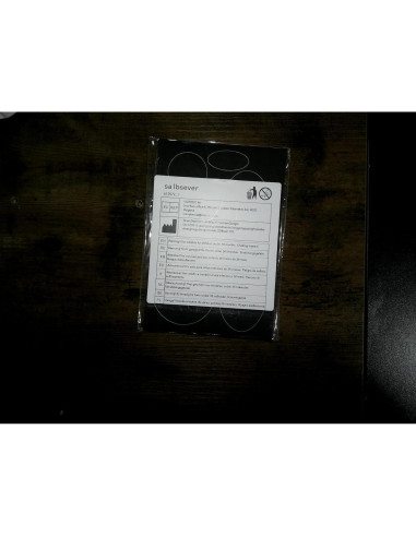 Kit de Parches Reparadores de Nylon Negro Salbsever - 40 Piezas