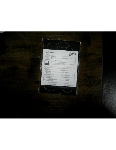 Kit de Parches Reparadores de Nylon Negro Salbsever - 40 Piezas