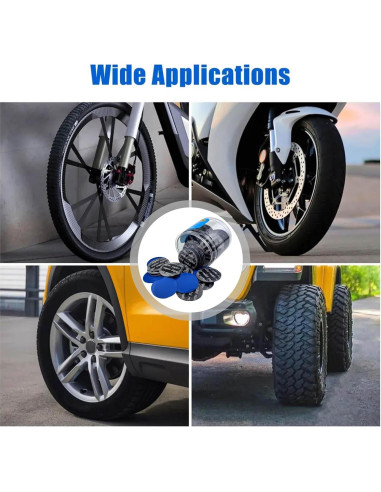 Kit de 150 Parches de Neumáticos Z-oneMart 42mm Caucho Natural