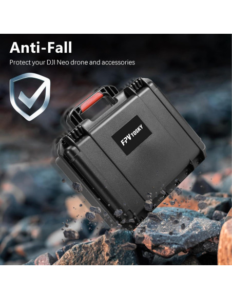 Estuche Duro Impermeable FPVtosky NEO para DJI NEO y Accesorios