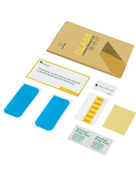 Mr.Shield Protector de Pantalla Vidrio Templado para Samsung Galaxy A05 - Paquete de 3