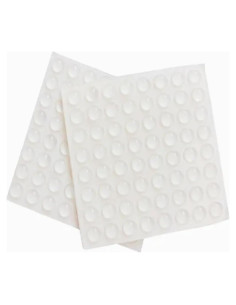 Amortiguadores de Gabinete BumperPro 128 Piezas Silicona 1.27 cm
