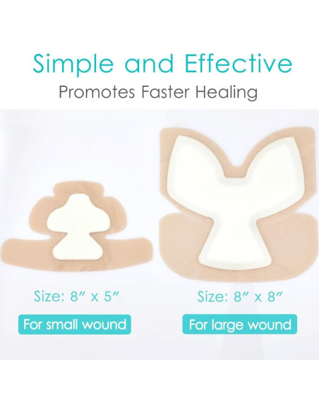 Vendas de Espuma Silicona GoToHere 20.32x20.32cm Paquete de 2