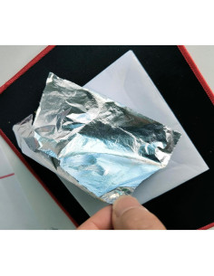 Hojas de Metal Imitación Oro, Plata y Cobre JINRUISI 14x14cm 2