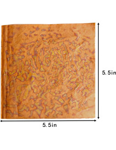 25 Hojas de Oro Variegado BLWAFY 14x14cm Cielo Estrellado 2