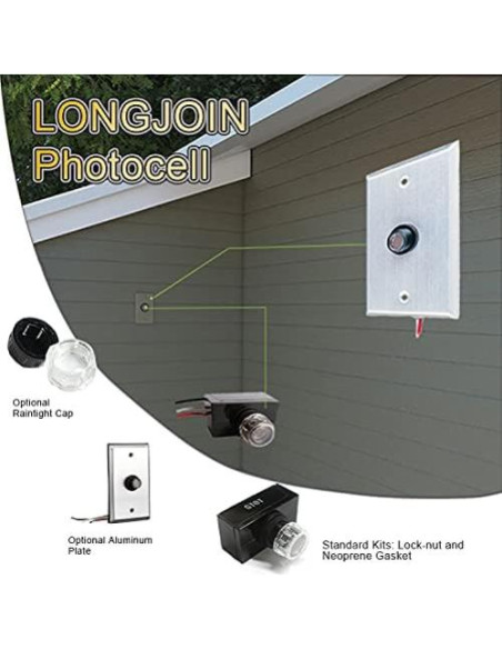 Sensor Fotoeléctrico CHISWEAR JL-413 Automático IP65 500W