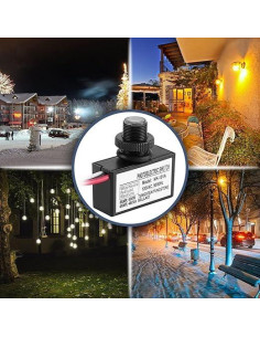 Interruptor Fotoeléctrico GLOGLOW 120VAC Control Automático Luz 2